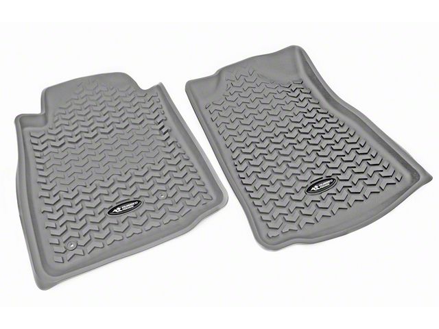 Rugged Ridge All-Terrain Front Floor Liners; Gray (07-11 Tundra)