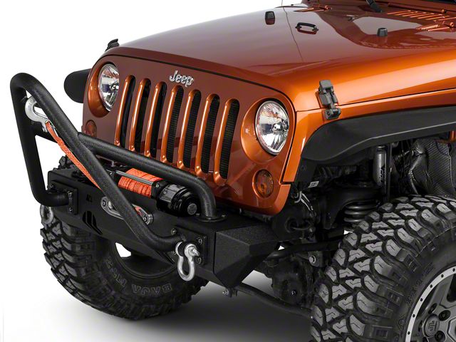 Rugged Ridge XHD Front Bumper with Stinger and Stubby Ends (07-18 Jeep Wrangler JK)