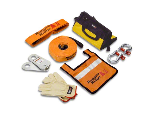 Rugged Ridge XHD Recovery Gear Kit; 20,000 lb.