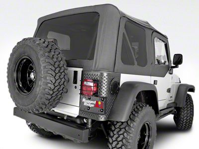 Rugged Ridge XHD Sailcloth Soft Top with Tinted Windows; Black Diamond (97-06 Jeep Wrangler TJ, Excluding Unlimited)