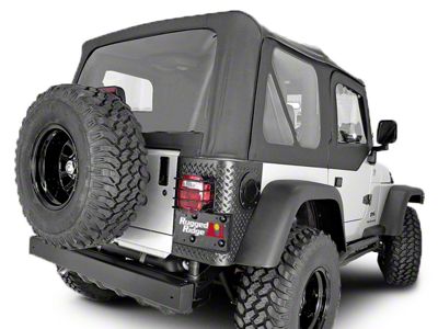 Rugged Ridge XHD Replacement Soft Top with Tinted Windows; Black Diamond (04-06 Jeep Wrangler TJ Unlimited)