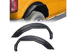 Flat Rear Fender Flares (21-24 Bronco 4-Door, Excluding Raptor)