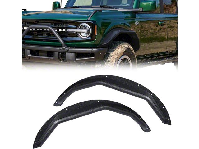 Tubular Front Fender Flares (21-24 Bronco, Excluding Raptor)