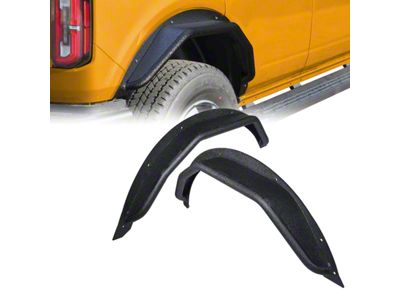 Tubular Rear Fender Flares (21-24 Bronco 4-Door, Excluding Raptor)