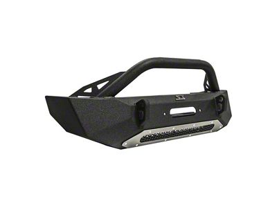 S3 Power Sports Ambush Series Winch Front Bumper; Bare Metal (07-18 Jeep Wrangler JK)