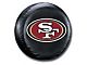 San Francisco 49ers NFL Spare Tire Cover; Black (66-18 Jeep CJ5, CJ7, Wrangler YJ, TJ & JK)