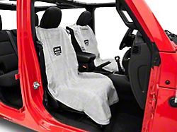 Seat Towel with Jeep Grille; Gray (Universal; Some Adaptation May Be Required)
