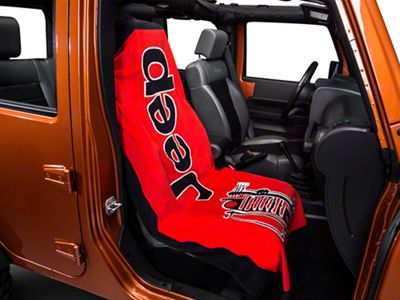 Towel 2 Go; Red (87-22 Jeep Wrangler YJ, TJ, JK & JL)