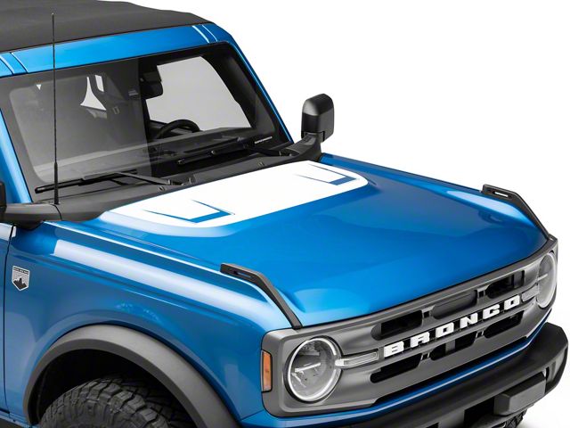 SEC10 Version 1 Hood Decal; White (21-24 Bronco, Excluding Raptor)