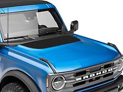 SEC10 Version 3 Hood Decal; Matte Black (21-24 Bronco, Excluding Raptor)