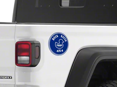 Mopar Licensed by SEC10 Duck Rated Decal; Blue (Universal; Some Adaptation May Be Required)