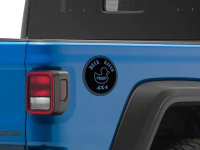 Mopar Licensed by SEC10 Duck Rated Decal; Gloss Black (Universal; Some Adaptation May Be Required)