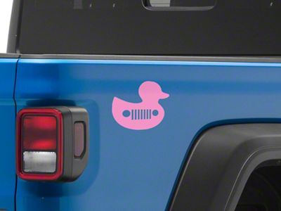 Mopar Licensed by SEC10 Duck Shilouette Decal; Pink (Universal; Some Adaptation May Be Required)