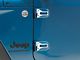 SEC10 Hinge Accent Decal; White (20-24 Jeep Gladiator JT)