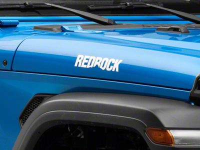 SEC10 RedRock Hood Decal; White (Universal; Some Adaptation May Be Required)