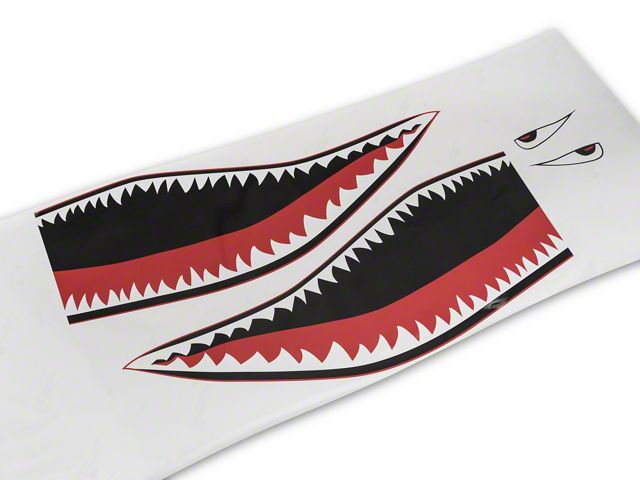 SEC10 Shark Teeth Decal (20-24 Jeep Gladiator JT)