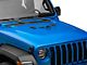 SEC10 Skull Helmet Hood Decal; Gloss Black (20-24 Jeep Gladiator JT)