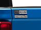 SEC10 Small Distressed Flag Decals; Blue Line (Universal; Some Adaptation May Be Required)