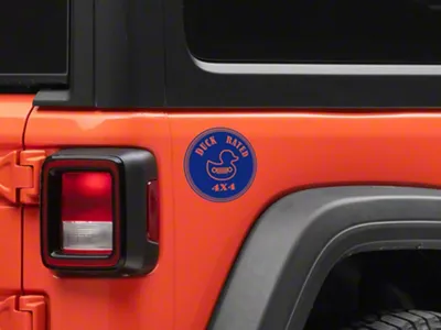 Mopar Licensed by SEC10 Duck Rated Decal; Blue (Universal; Some Adaptation May Be Required)