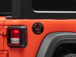 Mopar Licensed by SEC10 Duck Rated Decal; Gloss Black (Universal; Some Adaptation May Be Required)