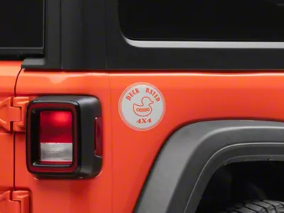 Mopar Licensed by SEC10 Duck Rated Decal; Silver (Universal; Some Adaptation May Be Required)