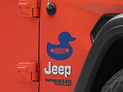 Mopar Licensed by SEC10 Duck Silhouette Decal; Blue (Universal; Some Adaptation May Be Required)