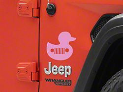 Mopar Licensed by SEC10 Duck Silhouette Decal; Pink (Universal; Some Adaptation May Be Required)