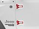 SEC10 Hinge Accent Decal; Red (18-24 Jeep Wrangler JL)