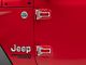 SEC10 Hinge Accent Decal; Silver (18-24 Jeep Wrangler JL)