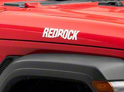 SEC10 RedRock Hood Decal; White (Universal; Some Adaptation May Be Required)