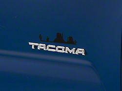 SEC10 Over the Logo Southwest Decal; Matte black (05-24 Tacoma)