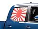 SEC10 Rising Sun Flag Quarter Window Decal (2016 Tacoma)