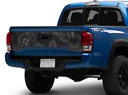 SEC10 Topographic Tailgate Decal; Gray (16-23 Tacoma)