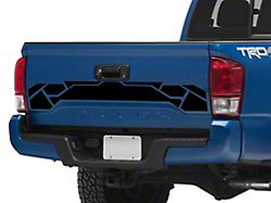 SEC10 TRD Style Tailgate Decal; Gloss Black (16-23 Tacoma)