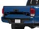 SEC10 TRD Style Tailgate Decal; Gloss Black (16-23 Tacoma)