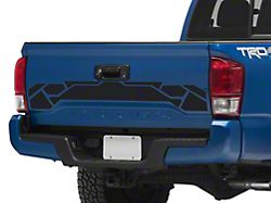 SEC10 TRD Style Tailgate Decal; Matte Black (16-23 Tacoma)