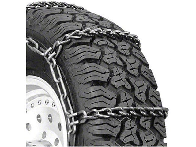 Security Chain Quik Grip Wide Base STD Twist Tire Chains with Spring Tensioners (Universal; Some Adaptation May Be Required)