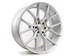 Select Precision Alloys Alpine Gloss Silver Brushed 6-Lug Wheel; 22x10; 25mm Offset (04-15 Titan)