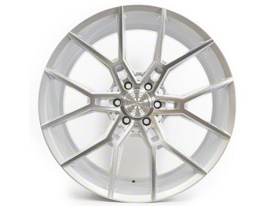 Select Precision Alloys Alpine Gloss Silver Brushed 6-Lug Wheel; 24x10; 25mm Offset (04-15 Titan)