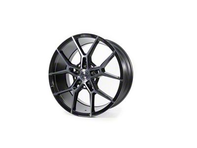 Select Precision Alloys Alpine Glossy Black with Brushed DDT Face Clear 5-Lug Wheel; 20x9; 38mm Offset (05-15 Tacoma)