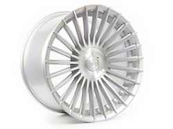 Select Precision Alloys Bristol Gloss Silver Machined 6-Lug Wheel; 24x10; 19mm Offset (10-24 4Runner)