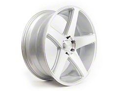 Select Precision Alloys Spectrum Gloss Silver Machined 6-Lug Wheel; 24x10; 19mm Offset (16-23 Tacoma)