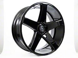 Select Precision Alloys Spectrum Glossy Black 6-Lug Wheel; 24x10; 19mm Offset (16-23 Tacoma)