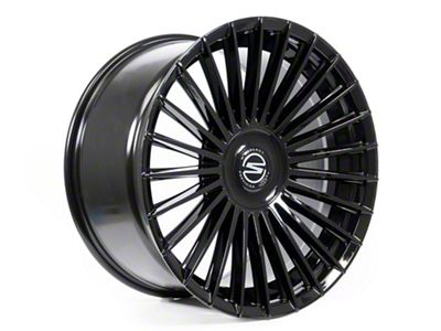 Select Precision Alloys Bristol Glossy Black Wheel; 20x10.5; 38mm Offset (93-98 Jeep Grand Cherokee ZJ)