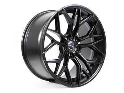 Select Precision Alloys Syndicate Satin Black Wheel; 20x9; 38mm Offset (97-06 Jeep Wrangler TJ)