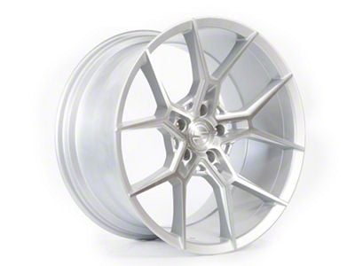 Select Precision Alloys Alpine Gloss Silver Brushed Wheel; 20x9; 38mm Offset (87-95 Jeep Wrangler YJ)