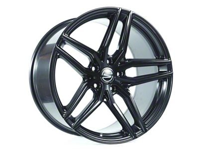 Select Precision Alloys Shadow Satin Black Wheel; 20x9; 20mm Offset (87-95 Jeep Wrangler YJ)