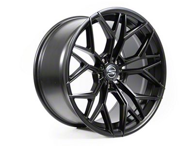 Select Precision Alloys Syndicate Satin Black Wheel; 20x10.5; 38mm Offset (87-95 Jeep Wrangler YJ)