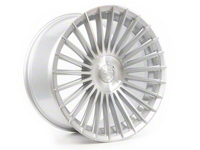 Select Precision Alloys Bristol Gloss Silver Machined 6-Lug Wheel; 24x10; 19mm Offset (16-24 Titan XD)