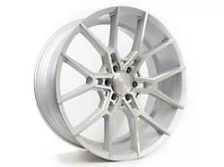 Select Precision Alloys Alpine Gloss Silver Brushed 6-Lug Wheel; 22x10; 25mm Offset (22-25 Tundra)